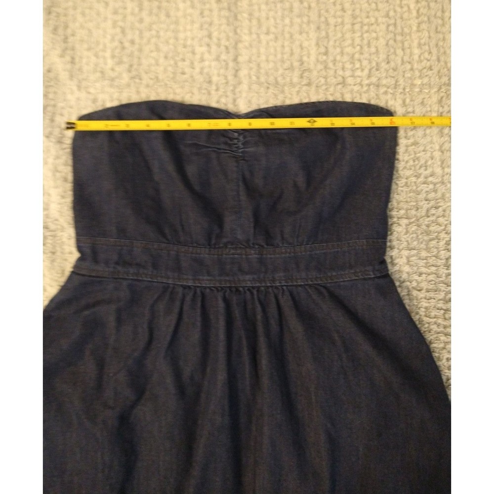 Juicy couture denim strapless mini dress Sulz 12 Sexy Feminine City Y2k - Picture 9 of 12